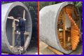 I turned a concrete water pipe into a stunning tiny home…I came up with the idea on a building site & it only cost £12k