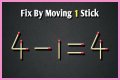 Matchstick Riddle: Solve 1x5=8 by Moving Just 1 Stick