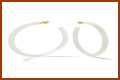 White Hoop Earrings a la Tracee Ellis Ross’ Alison Lou Pair